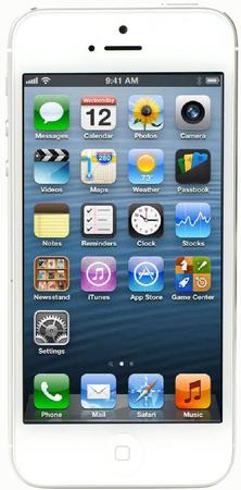 Смартфон Apple iPhone 5 64Gb White & Silver - Вельск